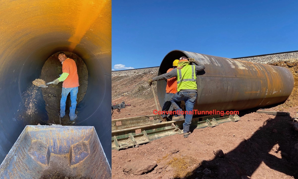 Irrigation Line Boring Conventional Tunneling